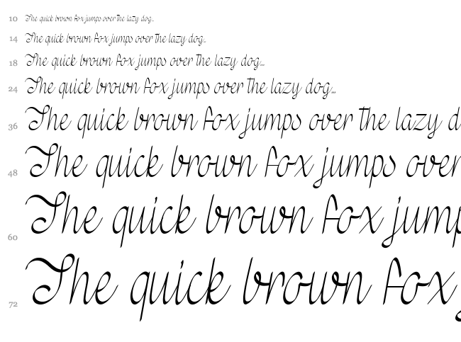 Mf Wedding Bells font waterfall
